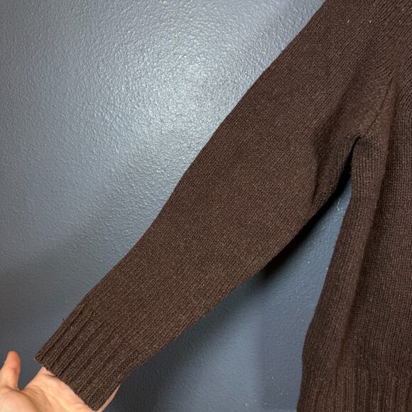 Number Nine 2 men’s brown wool full zip Japan sweater Avant Garde - Picture 5 of 16